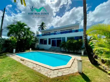 Villa frente a la playa las terrenas provincia de samana