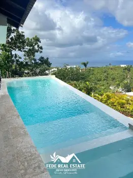 Villa con vista al mar playa bonita las terrenas samana