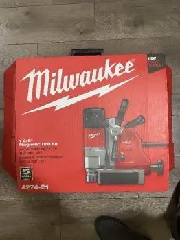 ‎milwaukee - taladro magnético con potente motor de 13 a