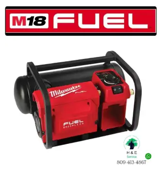 milwaukee m18 fuel compresor silencioso inalámbrico