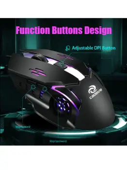 Mouse gamer rgb vf52