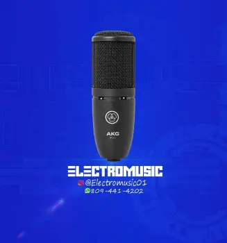 Micrófono profesional ideal para música o podcast akg p120