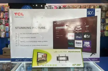 Tcl de 50 pulgadas 4k roku