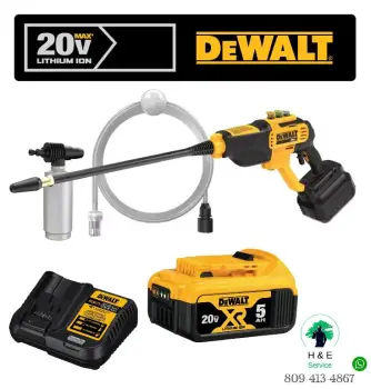 Dewalt lavadora a presión de batería a 20 volt. max 550 ps