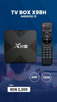 Tv box x98h 4gb 32gb android 12