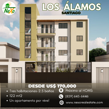 Apartamentos en planos los Álamos santiago jpa-235