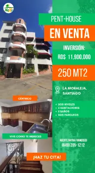 Venta de pent-house céntrico en santiago hfa-255