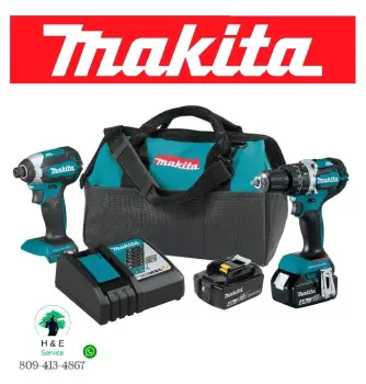 Kit taladro percutor y destornillador de impacto lxt 18 volt