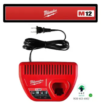 Cargador milwaukee de batería m12