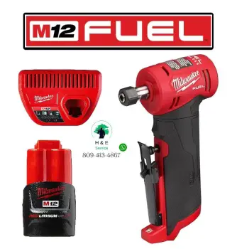 Amoladora milwaukee de ángulo recto m12 fuel de 1/4