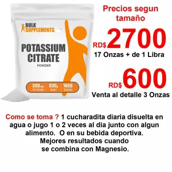 Potasio potacio potassium citrato citrate de alta calidad