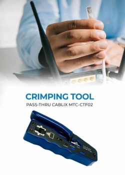 Crimping tool pass-thru  cablix mtc-ctf02