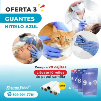 Ofertas black friday en guantes nitrilo azul