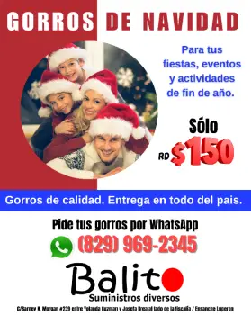 Gorros de navidad