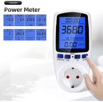 Contador de consumo electrico 130v calcula el consumo pagar