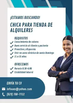 Empleada para tienda