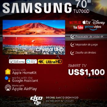 Samsung tv 70 class tu700d 4k crystal uhd hdr smart tv 202