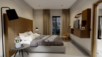 Condo de 1 dormitorio con patio punta cana bavaro