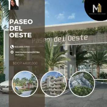 Apartamento en paseo del oeste