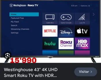 Tv smart tv de 43’’ roku en la romana