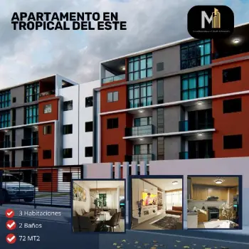 Apartamento en tropical del este