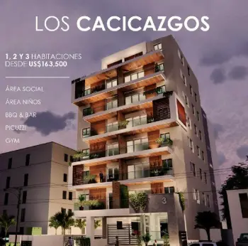 Nuevos apartamentos zona cacicazgos