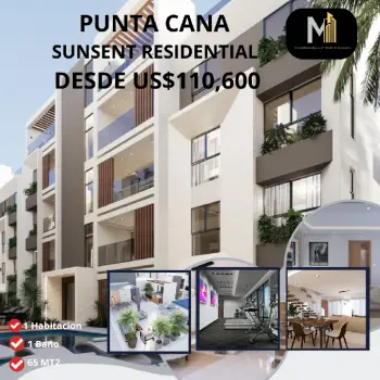 Apartamento sunsent residential punta cana