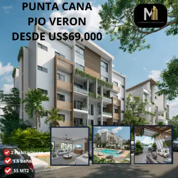 Apartamento en verón punta cana