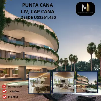 Apartamento en liv cap cana