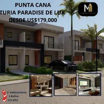 Apartamento en turia paradise punta cana