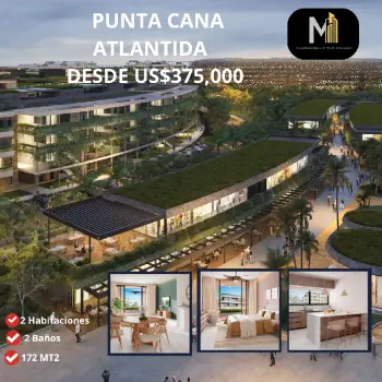 Apartamento en atlántida punta cana