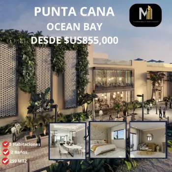 Apartamento en ocean bay punta cana