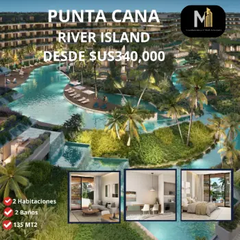 Apartamento en river island punta cana