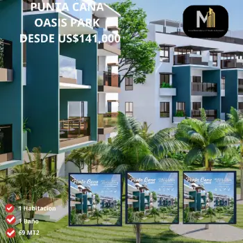 Apartamento en oasis park punta cana