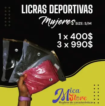 Licras de mujeres para gym  en santo domingo dn