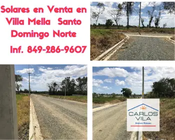 Solares en venta en villa mella santo domingo norte