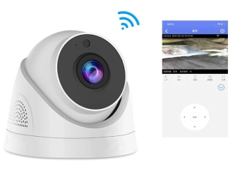 Camara de seguridad domo wifi 1080p vision nocturna microfono