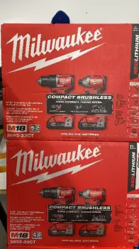 Milwaukee - kit de taladro compacto m18 Última generación