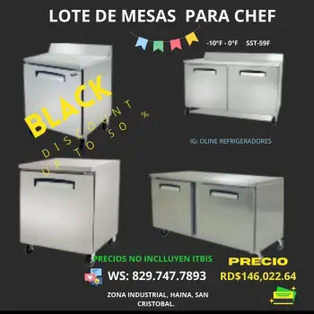 Mesa para  para chef en san cristóbal