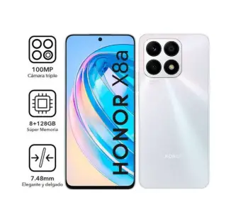 Honor x8a 128gb camara 100mp 8gb ram celular altice