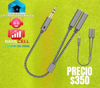 Adaptador de audio macho a hembra