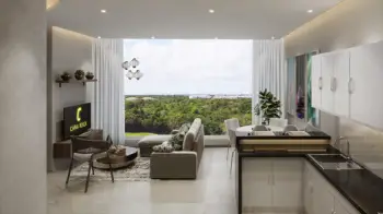 Cana rock space condos en venta de 1 dormitorio  bavaro la a