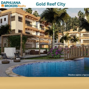 En venta condominio gold reef city en bavaro
