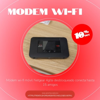 Modem wifi movil  4glte netgear  desbloqueado  y power bank