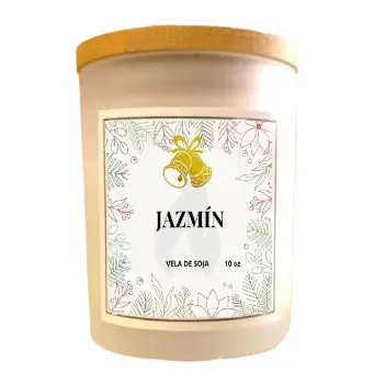 Vela aromÁtica de jazmn 10oz en la vega