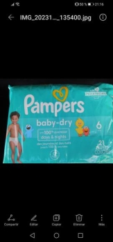 Pamper pampers pañales desechables