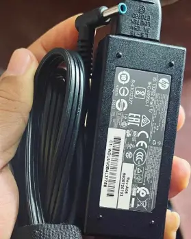 Cargador hp 45w punta azul original 1 mes de garantia