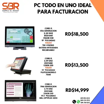 Pc todo en uno ideal para facturacion