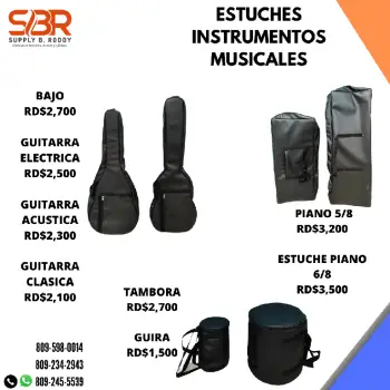 Bulto para guitarra acustica electroacustica electrica y m