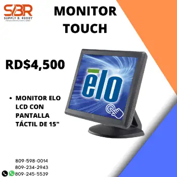 Monitor touch elo 15 pulgadas